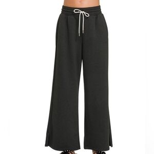 New Zenana Scuba Drawstring Pants